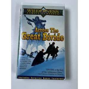 Across the Great Divide VHS Tape Wilderness Family Classics Bonus Features - Picture 1 of 4