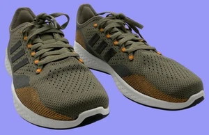 Adidas FluidFlow 2.0 Mens Sneakers Orbit Green & Grey Size 9.5 VGC - Picture 1 of 10