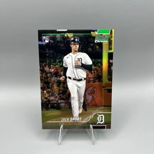2022 Topps Stadium Club Chrome Zack Short /99 Green Refractor RC Detroit Tigers - Picture 1 of 2