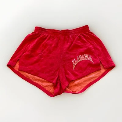 Vintage Alabama Crimson Tide Gym Shorts Mens S Red Athletic 70s 80s Artex - Image 1 of 4