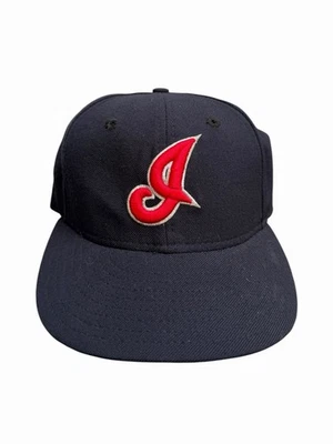 Vintage Cleveland Indians MLB Alternate I Logo New Era 5950 Fitted Hat - 6 7/8 - Image 1 of 4