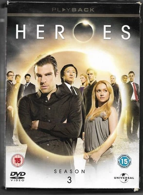 Heroes - Season 3 5 DVD BOXSET  With Postcards POSTED 48 HOURS TRACKED - Image 1 of 3