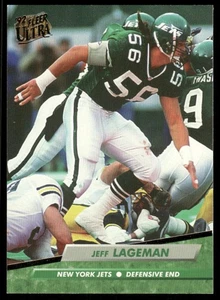 1992 Ultra #295 Jeff Lageman New York Jets Football Karte - Bild 1 von 2