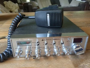 Cobra 148 GTL CB Radio Tested and functional W/ Mic - Zdjęcie 1 z 3