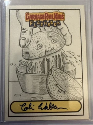 Topps Garbage Pail Kids Sketch - Image 1 of 2