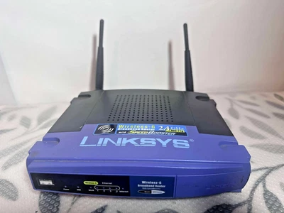 Linksys WRT54GS Wireless‑G Router — Body Only, No Power Adapter / Cord - Image 1 of 4