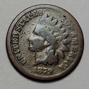 Nicer Low Mintage 1879 Indian Head Cent - Picture 1 of 2