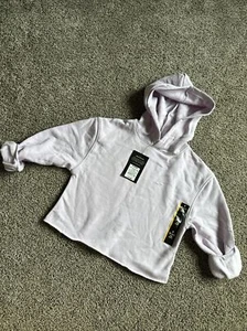 New With Tags Girls Art Class Cropped Hoodie Sweatshirt Size Small 6-6X Lilac - Picture 1 of 6