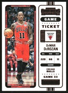 2022-23 Panini Contenders Game Ticket Bronze #43 DeMar DeRozan 