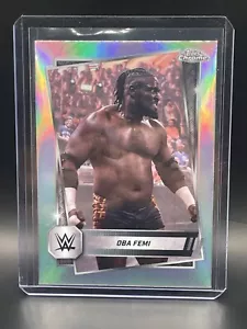 2025 Topps Chrome WWE Silver Refractor #113 Oba Femi - NXT - QUASI NUOVO! - Foto 1 di 2