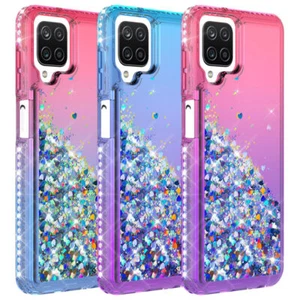 Funda Líquida Bling para Samsung Galaxy A21 + Protector de Pantalla de Vidrio Templado - Imagen 1 de 39