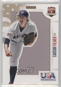 2014 Panini USA Baseball Box Set Jumbo Jerseys /49 Carson Fulmer #4