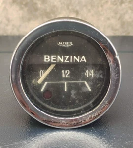 INDICATORE LIVELLO BENZINA JAEGER ITALIA FUEL GAUGE ORIGINALE - Imagen 1 de 7