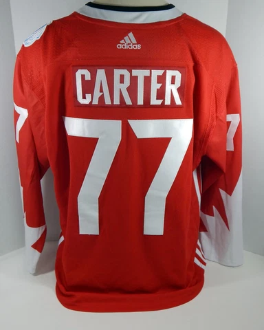 Men's 2016 Team Canada Jeff Carter #77 Authentic Red Jersey Adidas 56 45 Cover