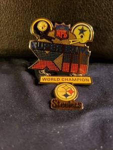 Spilla NFL Super Bowl XIII Pittsburgh Steelers Championship (nuova/inutilizzata) - Foto 1 di 1
