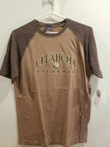 VTG Oklahoma Redhawks MLB T Shirt Vintage Salesman sample nwt size L - Picture 1 of 12