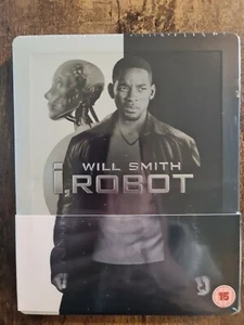 I ROBOT BLU-RAY STEELBOOK WILL SMITH BRAND NEW FACTORY SEALED - Picture 1 of 6