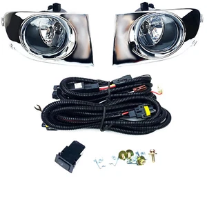 Front Bumper Fog Lights For Nissan Sunny /Sentra 2004-2008 Clear Lens H11 Bulb - Picture 1 of 6