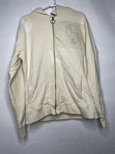 Billionaire Boys Club Hoodie mit durchgehendem Reißverschluss Größe Large weiß Streetwear Hip Hop - Bild 1 von 10
