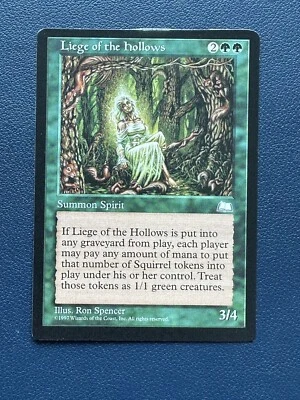 MTG Liege of the Hollows Weatherlight Regular Rare - Image 1 of 2