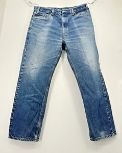 Vintage Levi’s Herren 505 normale Passform gerades Bein blau Denim Jeans mittlere Waschung 38 x 29 - Bild 1 von 7