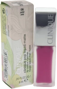 Clinique Pop Color de Labios Líquido Mate + Imprimación - 06 Petal Pop Nuevo - Imagen 1 de 2
