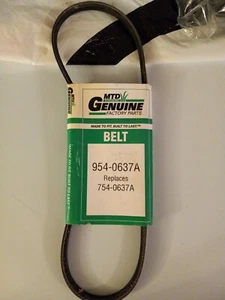 Belt Fits MTD 754-0637 954-0637A 754-0343 954-0343 754-0343 - Picture 1 of 2
