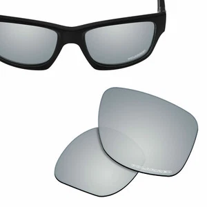 HPO Lenti di Ricambio Anti-Acqua Salata per-OAKLEY Jupiter Squared-Argento - Foto 1 di 6