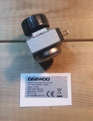 Daewoo SDA1553 Freidora de Aire Temporizador Mecánico Piezas 1400W Repuesto E210866 Foto 1 de 4
