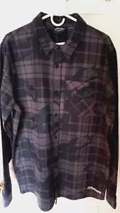 Spyder Creston Mens Long Sleeve Heavy Cotton Designer Shirt / Medium /MSRP: $89 - Picture 1 of 7