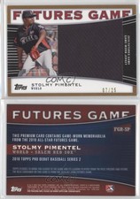 2010 Topps Pro Debut Futures Game Relics Gold /25 Stolmy Pimentel #FGR-SP