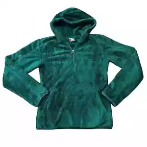 Nike ACG Green Sherpa 1/4 Zip Up Hoodie Size Small - Picture 1 of 3