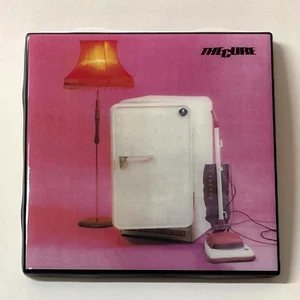 THE CURE Three Imaginary Boys COASTER Custom Ceramic Tile Barware Cork Album Art - Picture 1 of 5