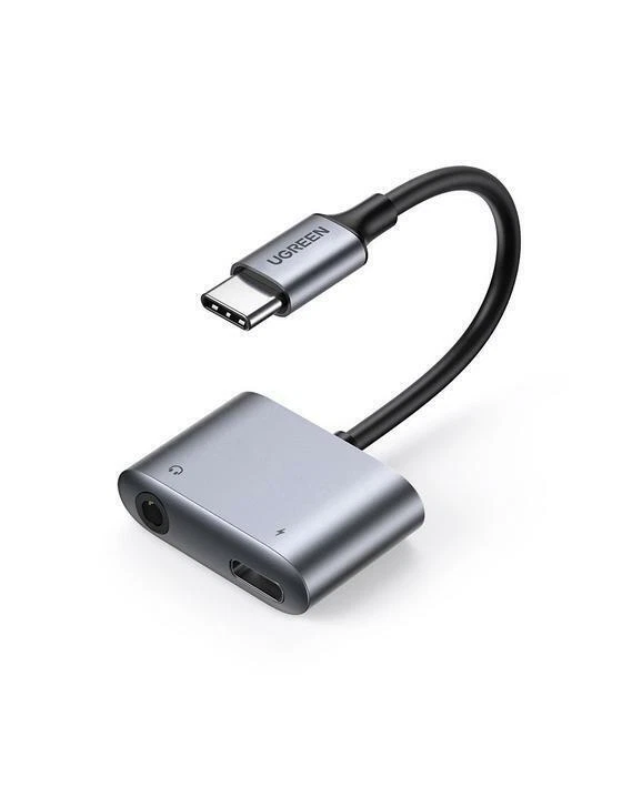 UGREEN 2-in-1 USB C to 3.5mm Adapter Audio & Charging PD3.0 Quick Charge - Image 1 of 4