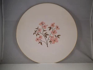Vintage Knowles Taylor Pink Dogwood Kalla Dinner Plate Flowers - Picture 1 of 4