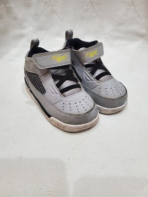 Zapatos de baloncesto Air Jordan Flight 9.5 BT gris negro 654977-079 Mid Top 7C para niños Foto 1 de 4