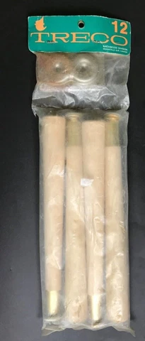 4 Vtg Tapered MCM Eames Style Unfinished Wooden Legs 12" NOS Cover