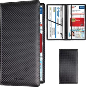 Car Registration & Insurance Card Holder Auto Glove Box Organizer for Women Men - Picture 1 of 6