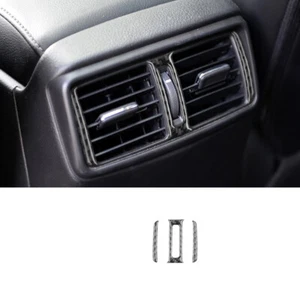 For Nissan X-Trail 2014-2018 Real Carbon Fiber Rear Air Outlet Vent Cover Trim - Picture 1 of 8