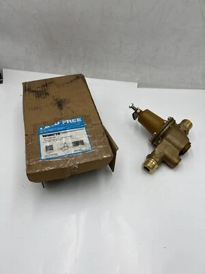 Watts 3/4" Water Pressure Reducing Valve 7 1/2" Lay Length 0121200, LF5M3-Z6 - Image 1 of 4