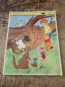 Vintage Whitman 1965 Winnie The Pooh Frame Tray Puzzle Number 4532 - Picture 1 of 4