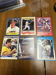 #VINTAGE STEVE GARVEY BASEBALL CARD LOT w 6 CARDS - Picture 1 of 13