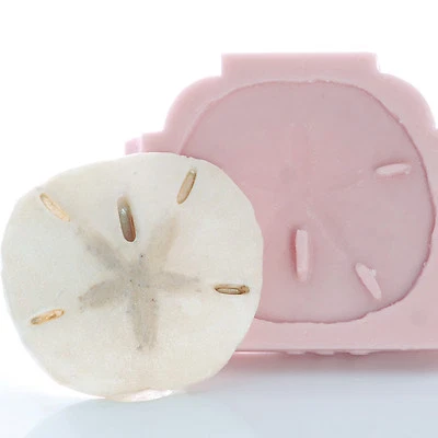 Molde de silicona Sand Dollar Seashell caramelo chocolate menta resina arcilla polimérica (839) Foto 1 de 4