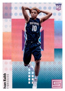 2017-18 Status Blue Teal Ivan Rabb Grizzlies #139 NBA novato radiocontrol paralelo PWE - Imagen 1 de 2