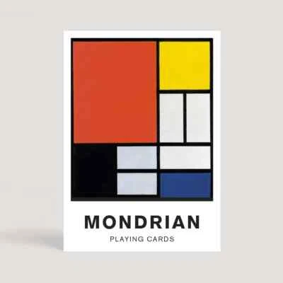 Cartas de baralho Mondrian (modernismo) por Piatnik - Imagem 1 de 3