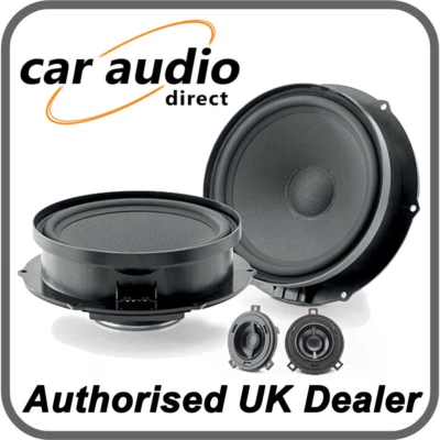 Focal IS VW 180 180mm 2-Way Custom Fit VW SEAT 150W Component Speakers - Image 1 of 4