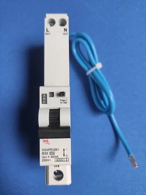 M2 Single MOD AFDD/RCB0 - M2AFR32B1 - B32 30mA - 230V - Free Postage