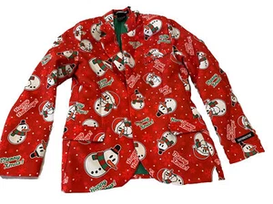 Suitmeister youth large boys blazer Christmas Snowman’s 12-14 Youth Suit Jacket - Picture 1 of 3