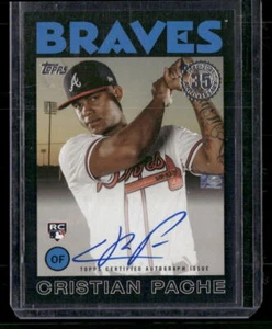 Autógrafos 2021 Topps #86A-CPA Cristian Pache 1986 35th Anny/199 RC - Braves - Imagen 1 de 2