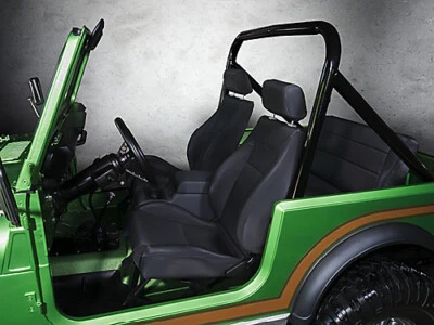 Sportsitz vorne Schwarz links + rechts Sitz Seat Black Jeep CJ 76-86 - Bild 1 von 4
